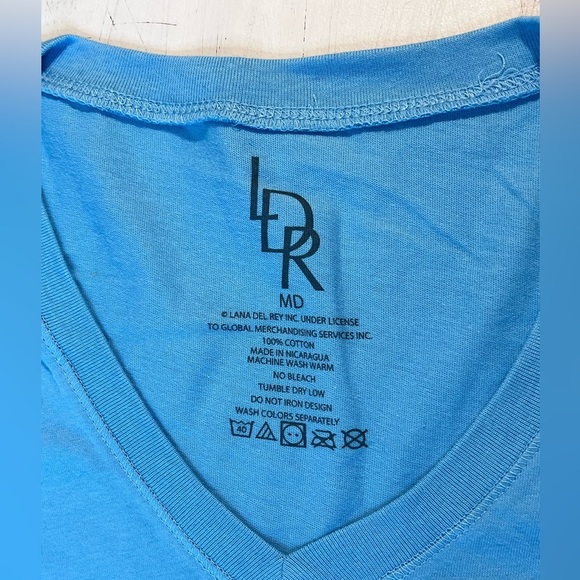 Lana Del Rey Adele T Shirt, Color Blue, Size Medium, NWOT - Picture 4 of 4